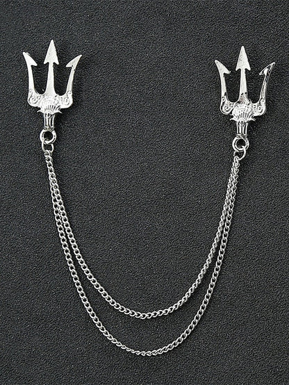 Collar Christmas Alloy – Pins Reindeer Elegant Men's