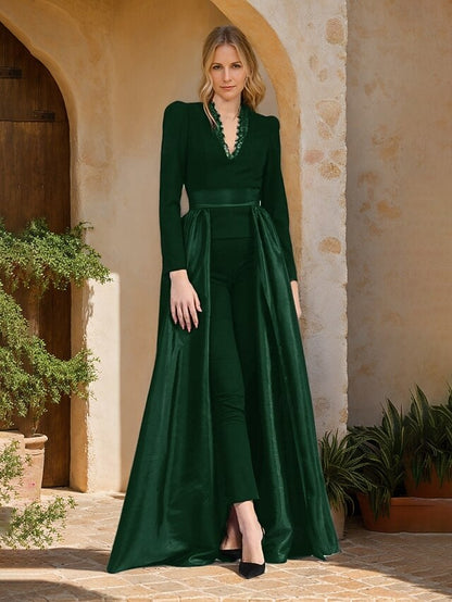 the Pantsuit of Mother / Jumpsuit Detachable Bride