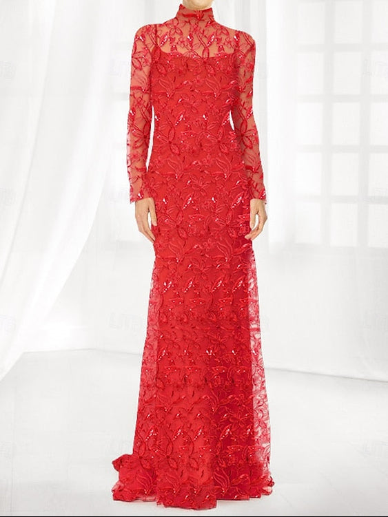 Simple the Column Mother / Bride Sheath Elegant Dress of