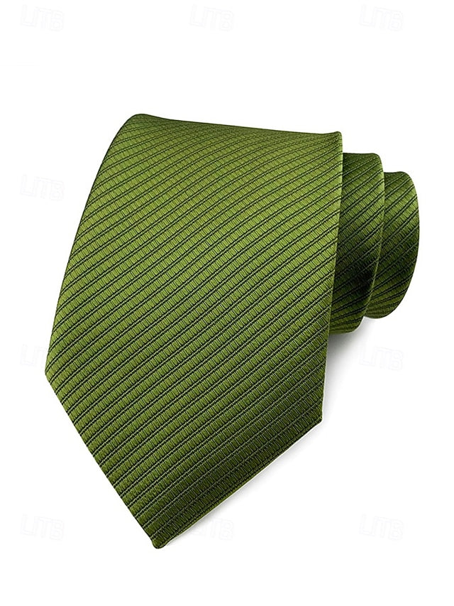 Men's tie satin striped