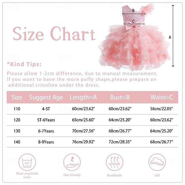 Girls Wedding Party Pageant Kids Ball Flower Ruffle Gown Dress