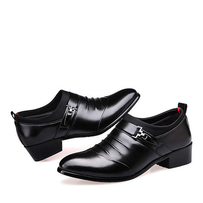 Men's – Loafers Elegant Fashion Faux White Slip-On