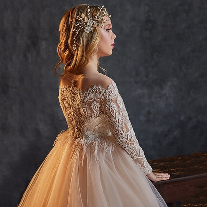 Princess Girl Party Dress Girls' Wedding Flower