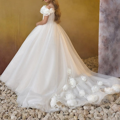 Flower Communion Formal Girl Dress Girls' First
