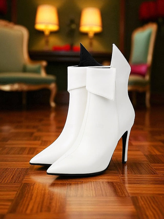 Toe Gold Stiletto Pointed Women's - Metallic Ankle Boots