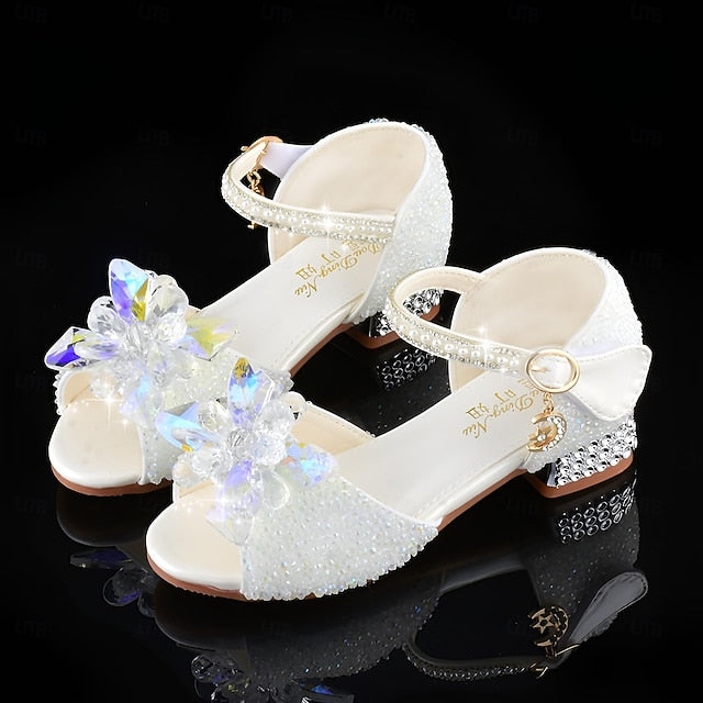 Shoes – Flower Rhinestone Crystal Girls' Glittery