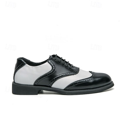 White Men's in Wingtip Oxford Shoes and Two-Tone Brogue