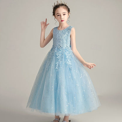 Girl Princess Kid's Flower Dress Girls'