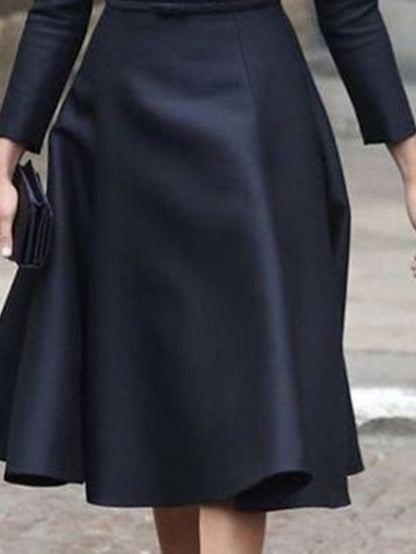 Dress Neck Tea A-Line of Bride Mother Simple the Elegant Jewel