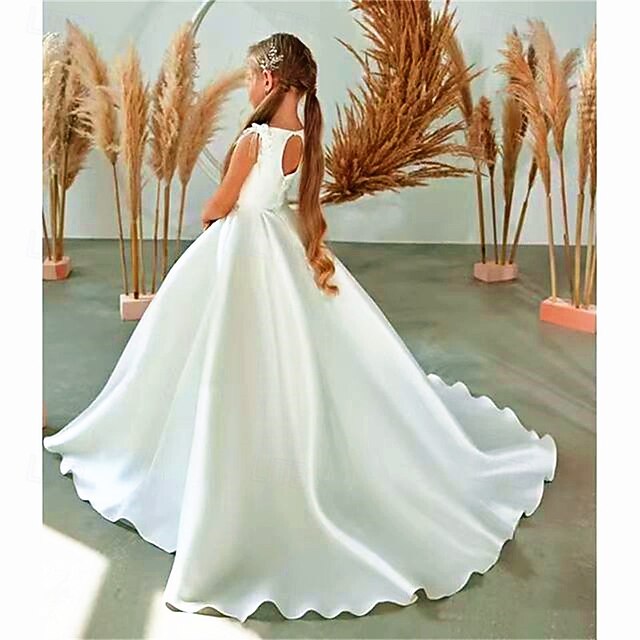 Flower Dress Communion First Girl Party Girls'