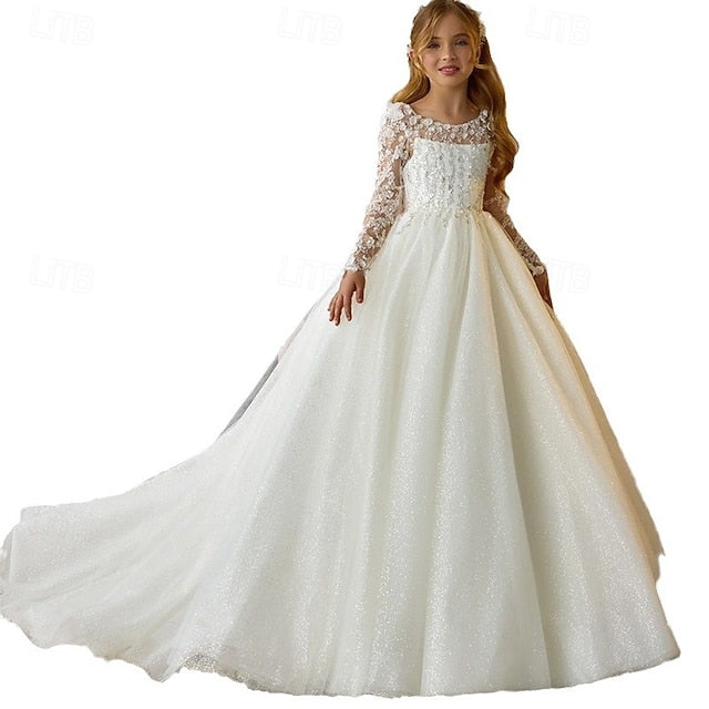 Girl Flower First Girls' Dress Party Communion