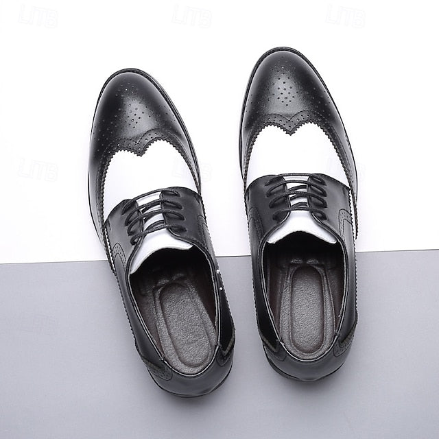 with White Black and Shoes Oxford Brogue Men's