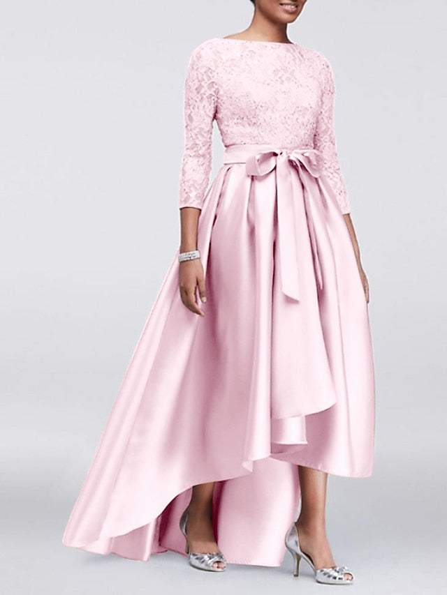 Guest the Wedding Mother Elegant Bride Dress of A-Line Size Plus