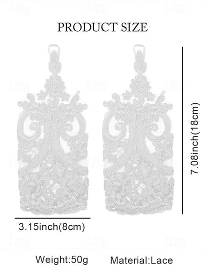 Fingerless White Elegant Bridal Gloves Vintage Lace – Wedding