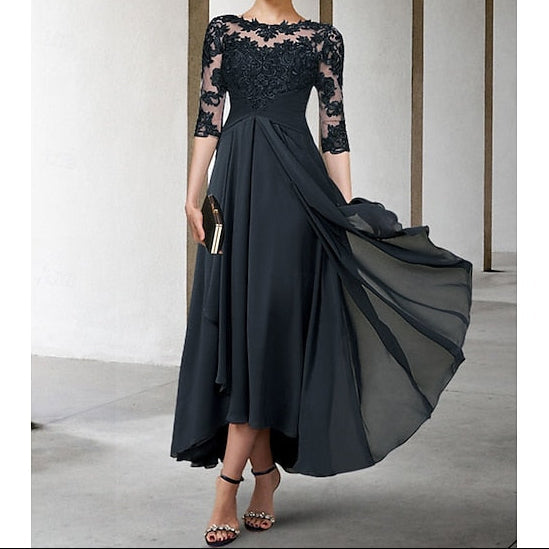 Bride Size the Wedding Plus Mother A-Line of Elegant Guest Dress