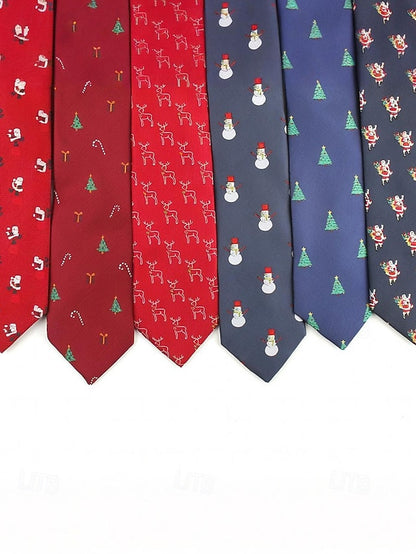 Christmas Men's with Santa Necktie