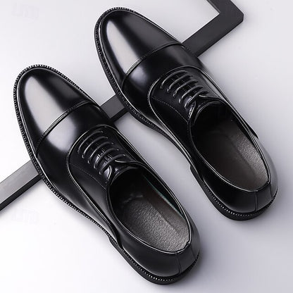 Cap-Toe Dress – Shoes Design Oxford Brown Classic Men's