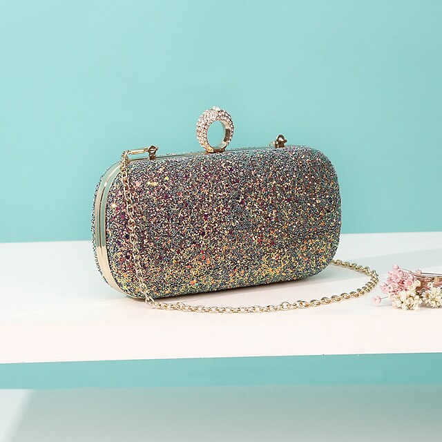 PU Wristlet Clutch Evening Leather Bag Women's Bags