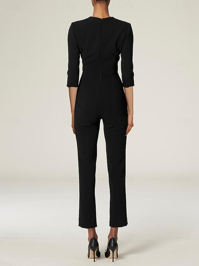 the Simple Dress Mother Overskirt of Jumpsuit Bride With Elegant