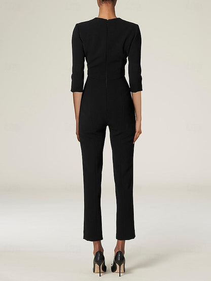 the Simple Dress Mother Overskirt of Jumpsuit Bride With Elegant