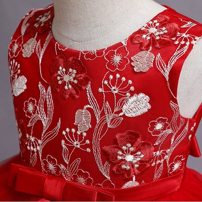 Dress Girl Sleeveless Sequin Kids Flower Girls'