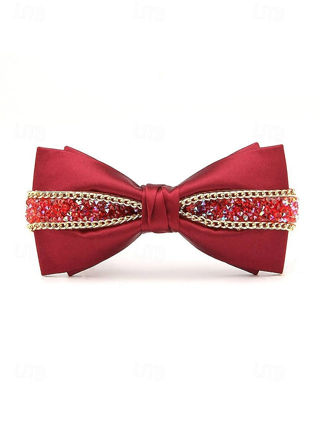Bow Christmas Tie Red Men's –