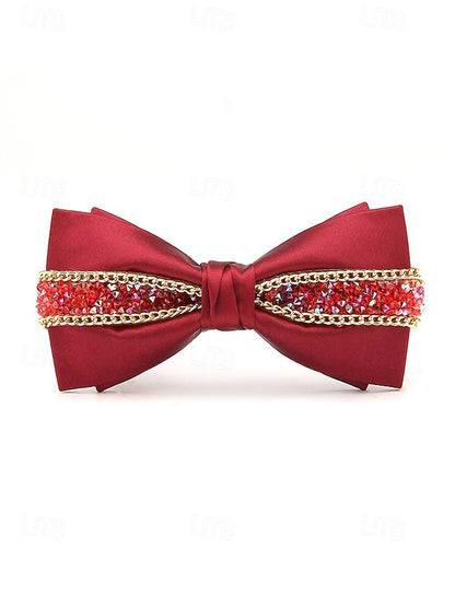 Bow Christmas Tie Red Men's –