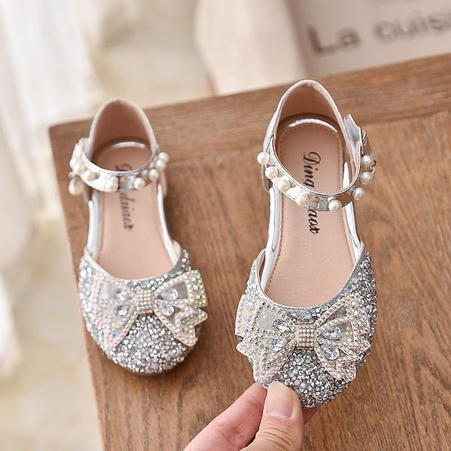 Dress Heel Glitters Glitter PU Daily Girls' Shoes Heels