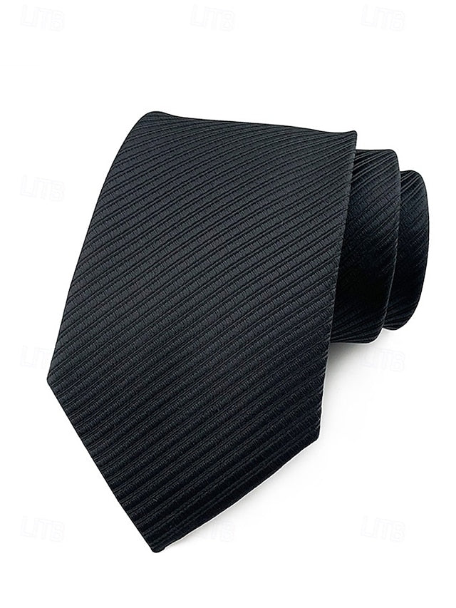 Men's tie satin striped