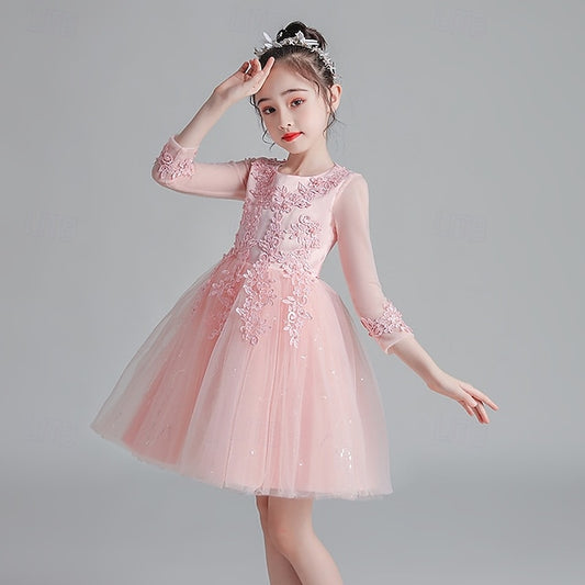 Dress Princess Kid's Flower Girl Girls'