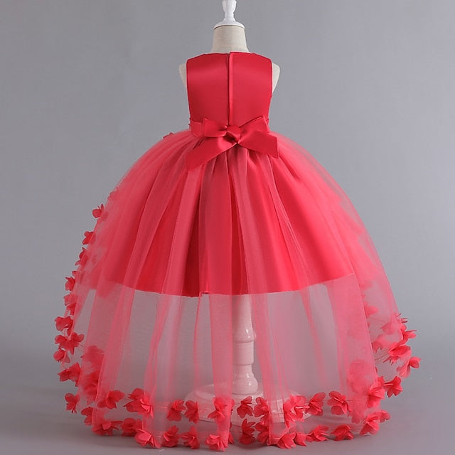 Girls' Toddler Solid Sleeveless Color Dress Party