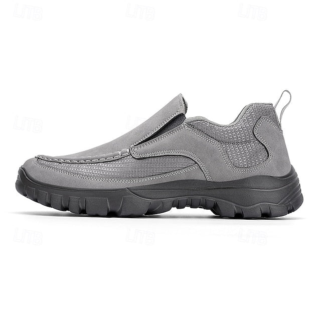 Men's Maroon Perforated Slip-On Sandals with Stylish Design