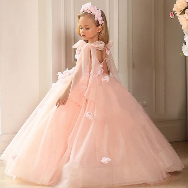 Sequin Dress Summer Spring Sleeveless 3D Wedding Girls'