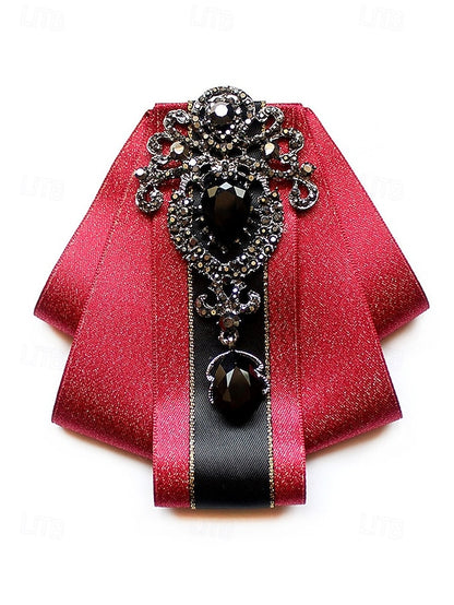 Diamond-Accent Bow - Tie Christmas Satin Men's Elegant