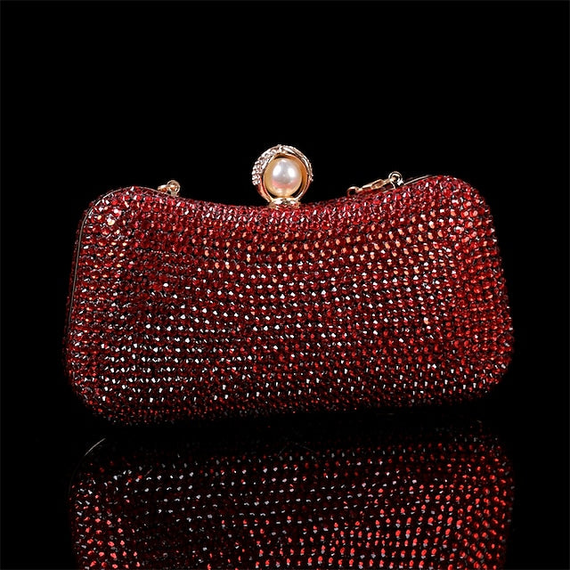 Luxury Evening Women's – Multicolor Clutch Crystal