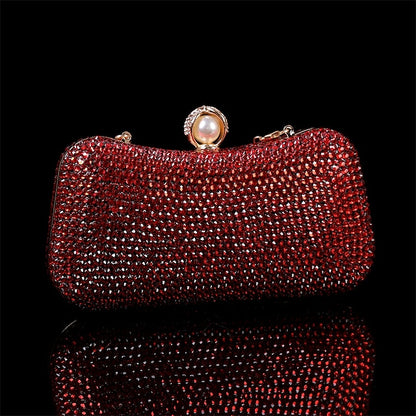 Luxury Evening Women's – Multicolor Clutch Crystal