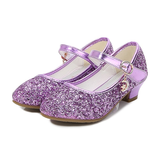 Jane Sparkly Girls' Heel Low Mary - Glitter Shoes