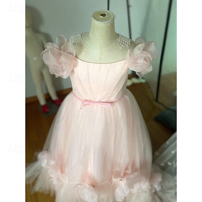Girls' Dress Party First Communion Girl Flower