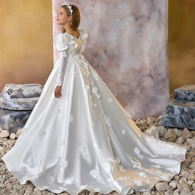 Girls' Flower Girl Dress Formal Communion First