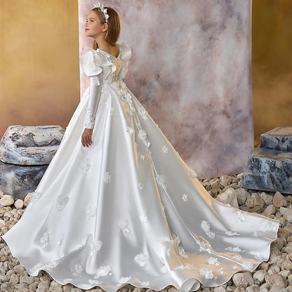 Girls' Flower Girl Dress Formal Communion First