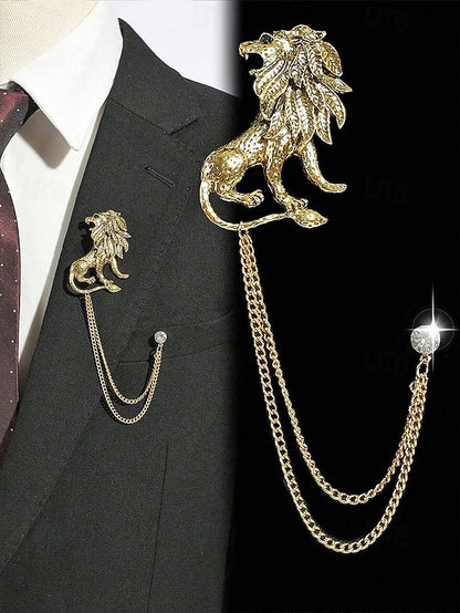with Deer Brooch Christmas Lapel Men's Pin