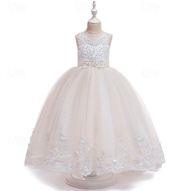 Dress Girls' Kid's Flower Princess Girl