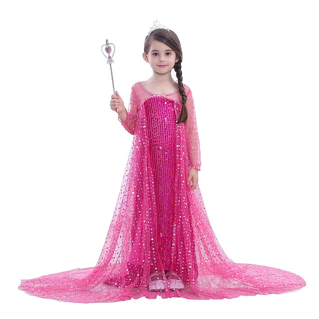 Elsa Girl Dress Princess Flower Girls' Movie Frozen