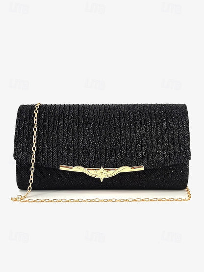 Handbag Evening Women's - Party Elegant Glitter Clutch Gold