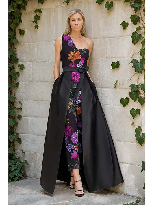 Bride the Jumpsuit Print Mother Pantsuit of / Floral Elegant