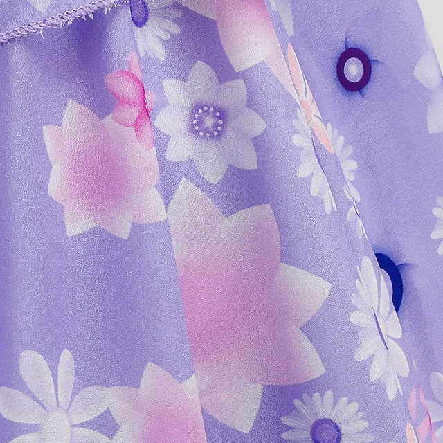 Fairytale Girl Dress Princess Flower Isabela Madrigal Encanto