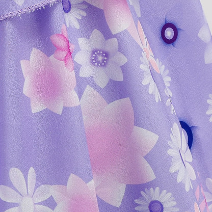 Fairytale Dress Princess Girl Encanto Madrigal Isabela Flower