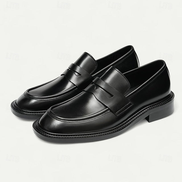 Men's Formal Leather Shoes in Brown and Tan with Wingtip