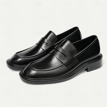 Men's Formal Leather Shoes in Brown and Tan with Wingtip