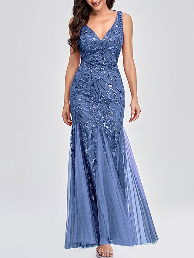 Mother V of Dress Party the Bride Floor Elegant Neck